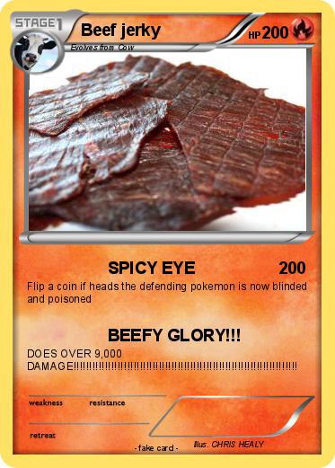 Pokemon Beef jerky