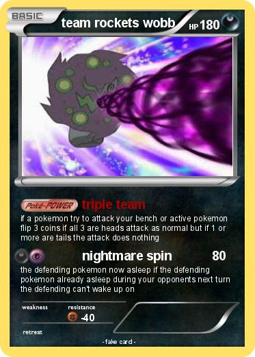 Pokemon team rockets wobb