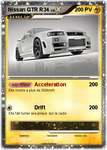 Pokemon Nissan GTR R34