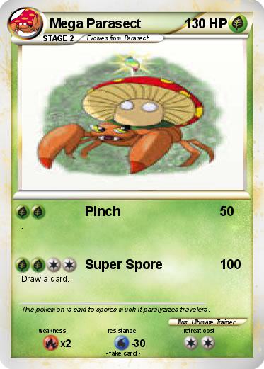 Pokemon Mega Parasect