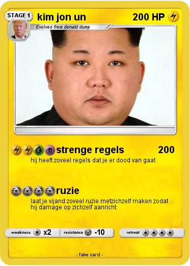 Pokemon kim jon un
