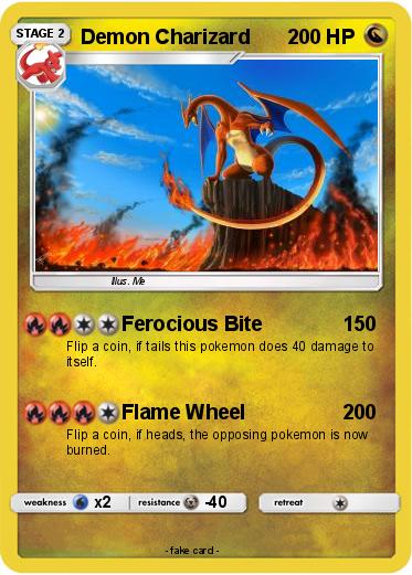Pokemon Demon Charizard