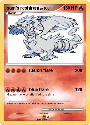 Pokemon sam's reshiram