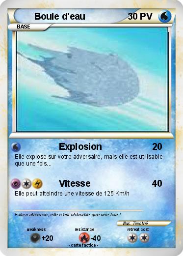 Pokemon Boule d'eau