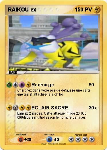 Pokemon RAIKOU ex
