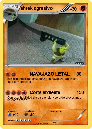 Pokemon shrek agresivo