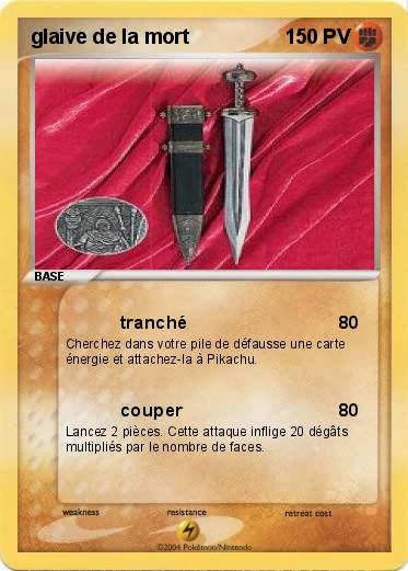 Pokemon glaive de la mort