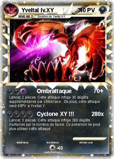 Pokemon Yveltal lv.XY               3