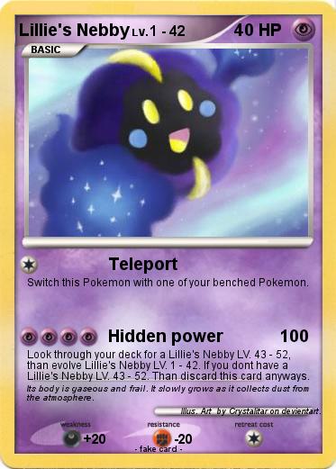 Pokemon Lillie's Nebby