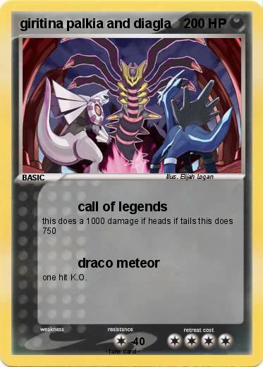 Pokemon giritina palkia and diagla