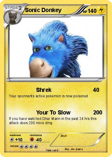 Pokemon Sonic Donkey
