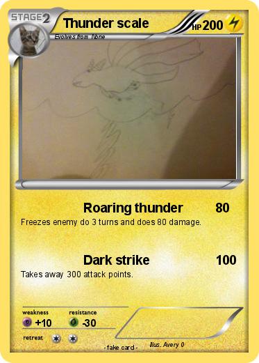 Pokemon Thunder scale