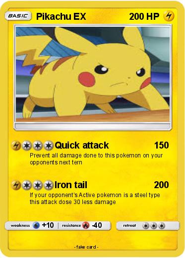 Pokemon Pikachu EX