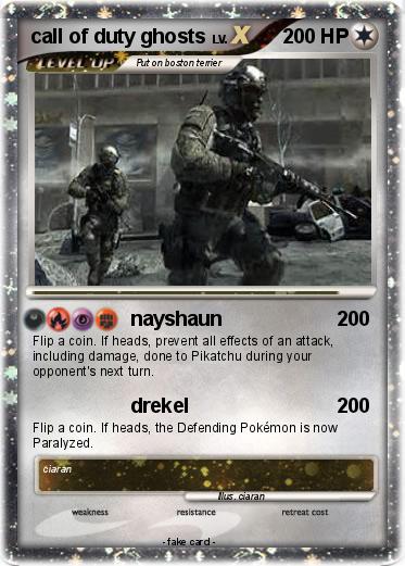 Pokemon call of duty ghosts