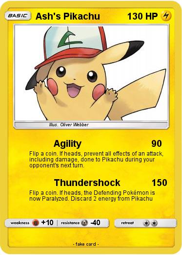 Pokemon Ash's Pikachu
