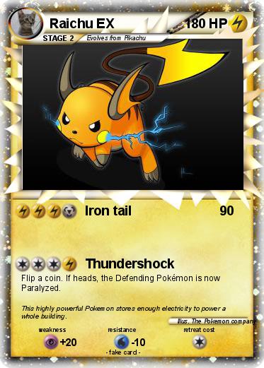 Pokemon Raichu EX
