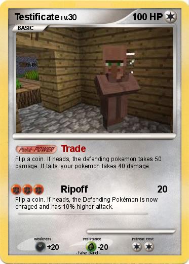 Pokemon Testificate