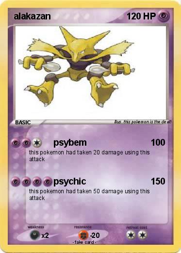 Pokemon alakazan