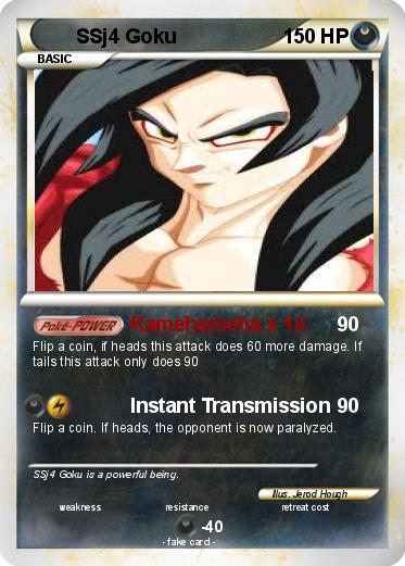 Pokemon SSj4 Goku