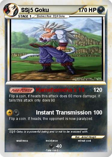 Pokemon SSj5 Goku