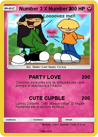 Pokemon Number 3 X Number 4