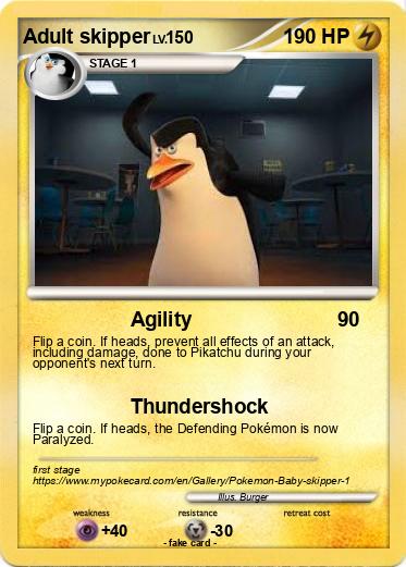 Pokemon Adult skipper