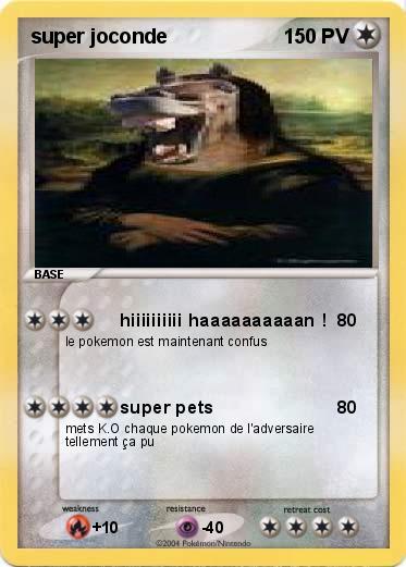 Pokemon super joconde