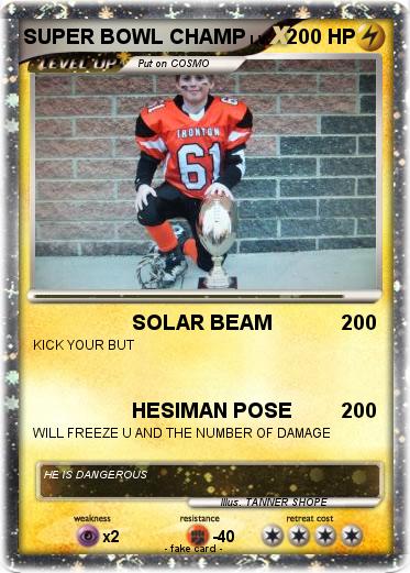 Pokemon SUPER BOWL CHAMP