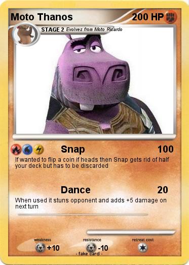Pokemon Moto Thanos
