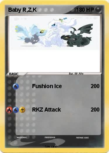 Pokemon Baby R,Z,K