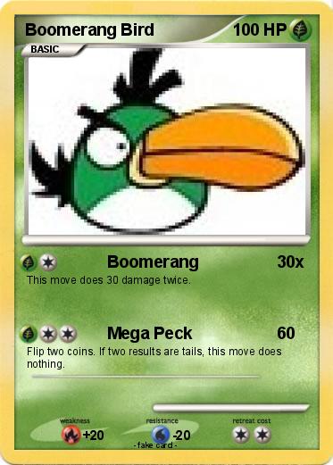 Pokemon Boomerang Bird