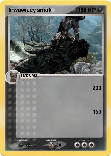 Pokemon krwawiący smok