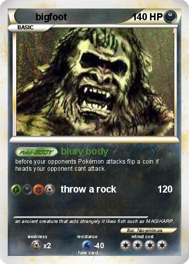Pokemon bigfoot