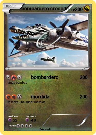 Pokemon bombardero crocodil