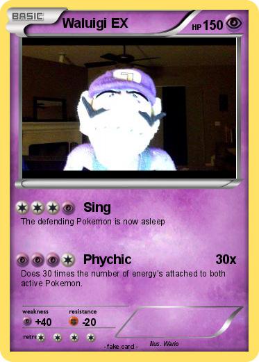 Pokemon Waluigi EX