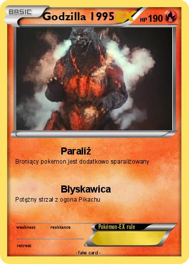 Pokemon Godzilla 1995