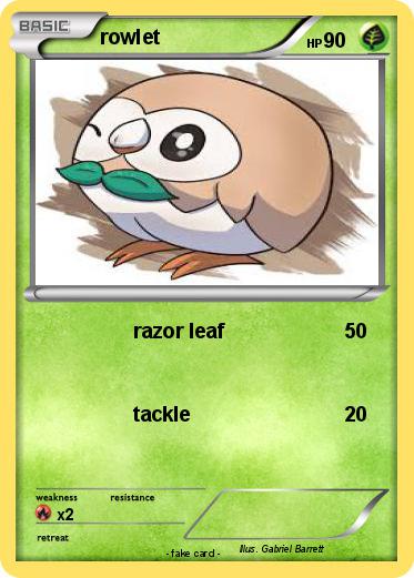 Pokemon rowlet