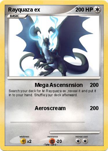 Pokemon Rayquaza ex