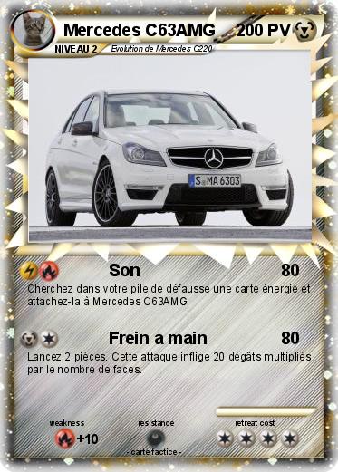 Pokemon Mercedes C63AMG