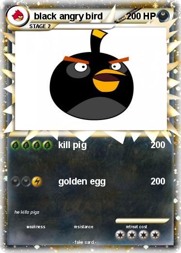 Pokemon black angry bird