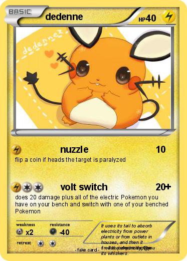 Pokemon dedenne