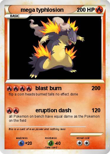 Pokemon mega typhlosion