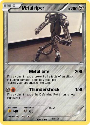 Pokemon Metal riper