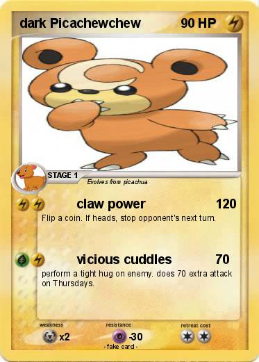 Pokemon dark Picachewchew