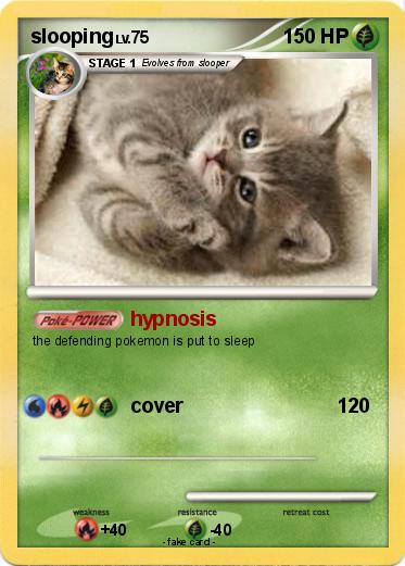 Pokemon slooping