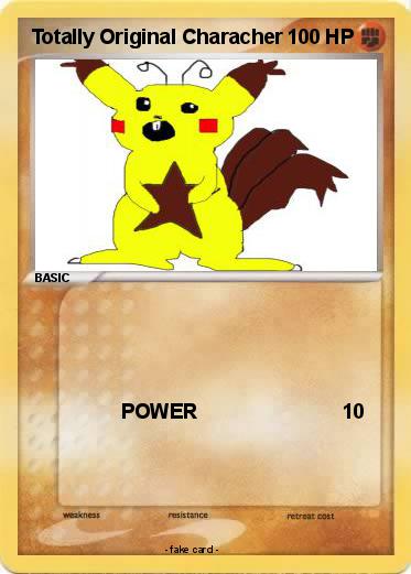 Pokemon Totally Original Characher
