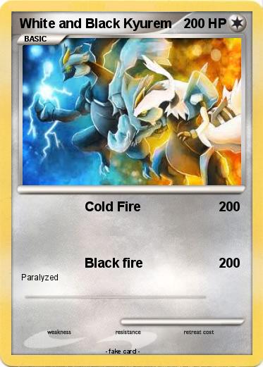 Pokemon White and Black Kyurem