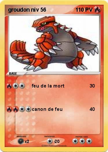 Pokemon groudon niv 56