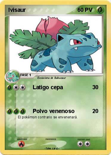 Pokemon Ivisaur