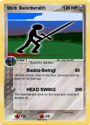 Pokemon Stick Swordwraith